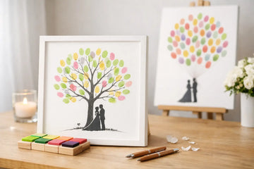 Fingerabdruck Gästebuch Hochzeit Ideen