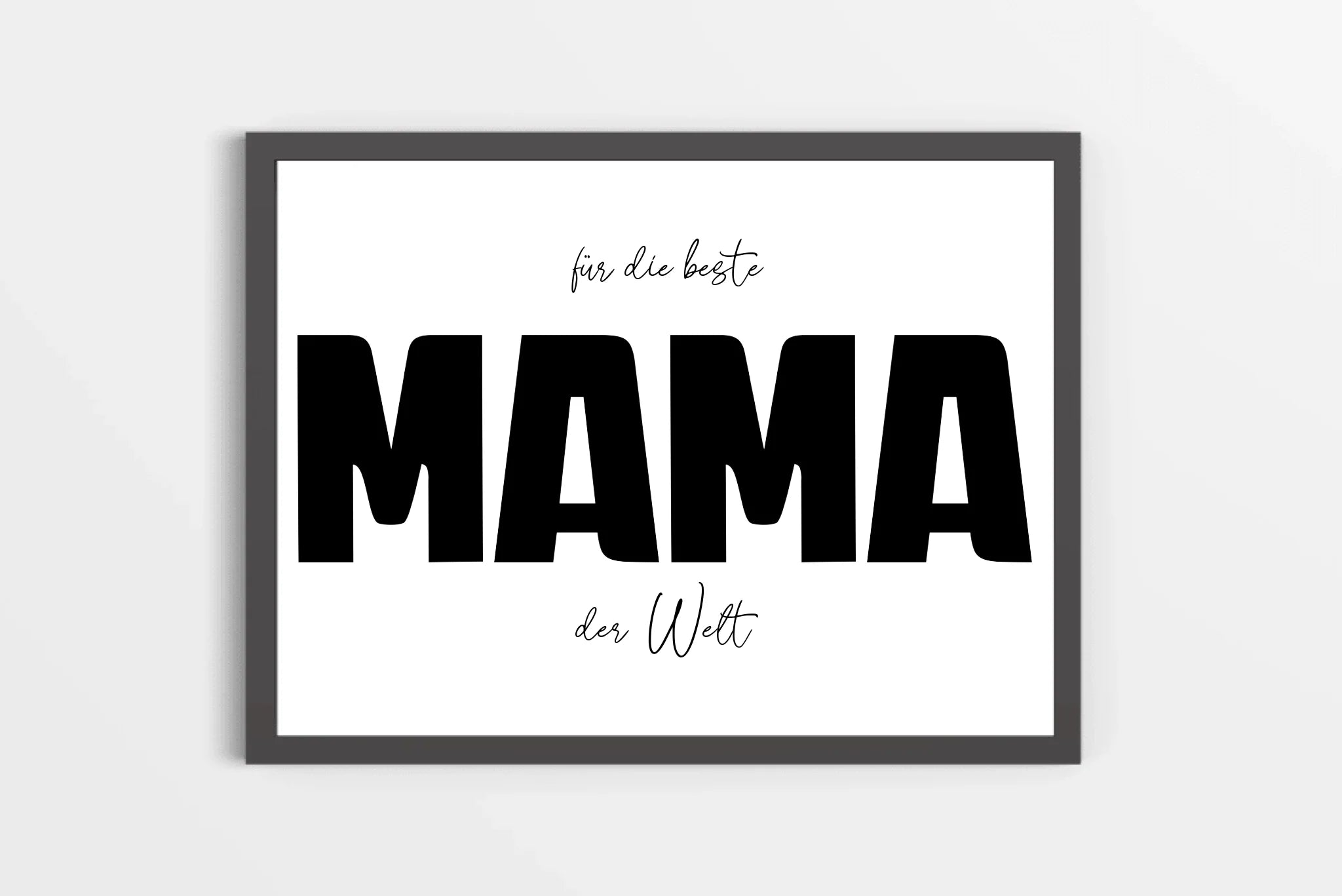 Fotogeschenk Mama personalisiert • Wandbild "Für die beste Mama der Welt" • Fotocollage mit eigenen Bildern • Geschenkidee