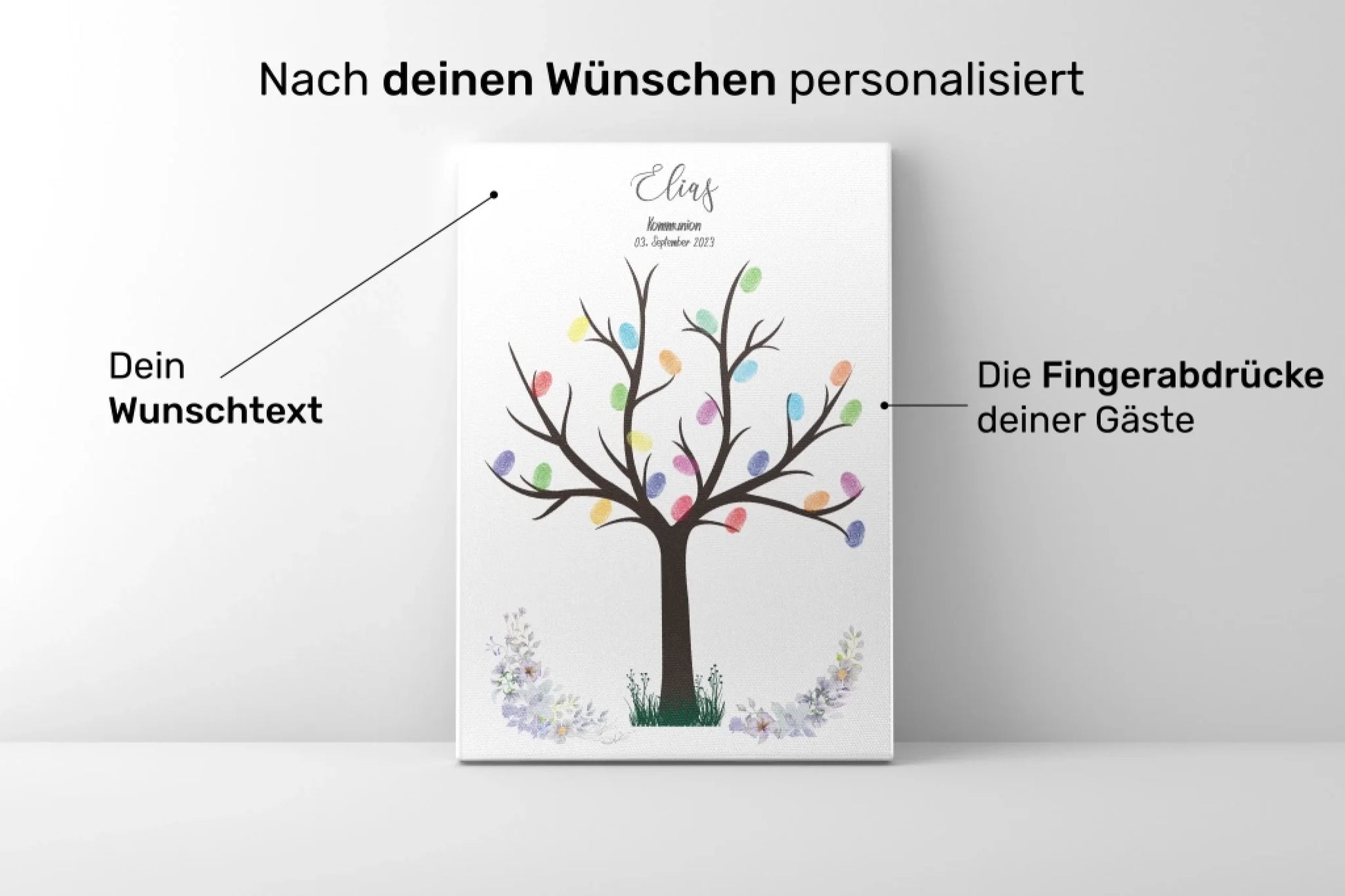 Produkt Kommunion Baum personalisiert