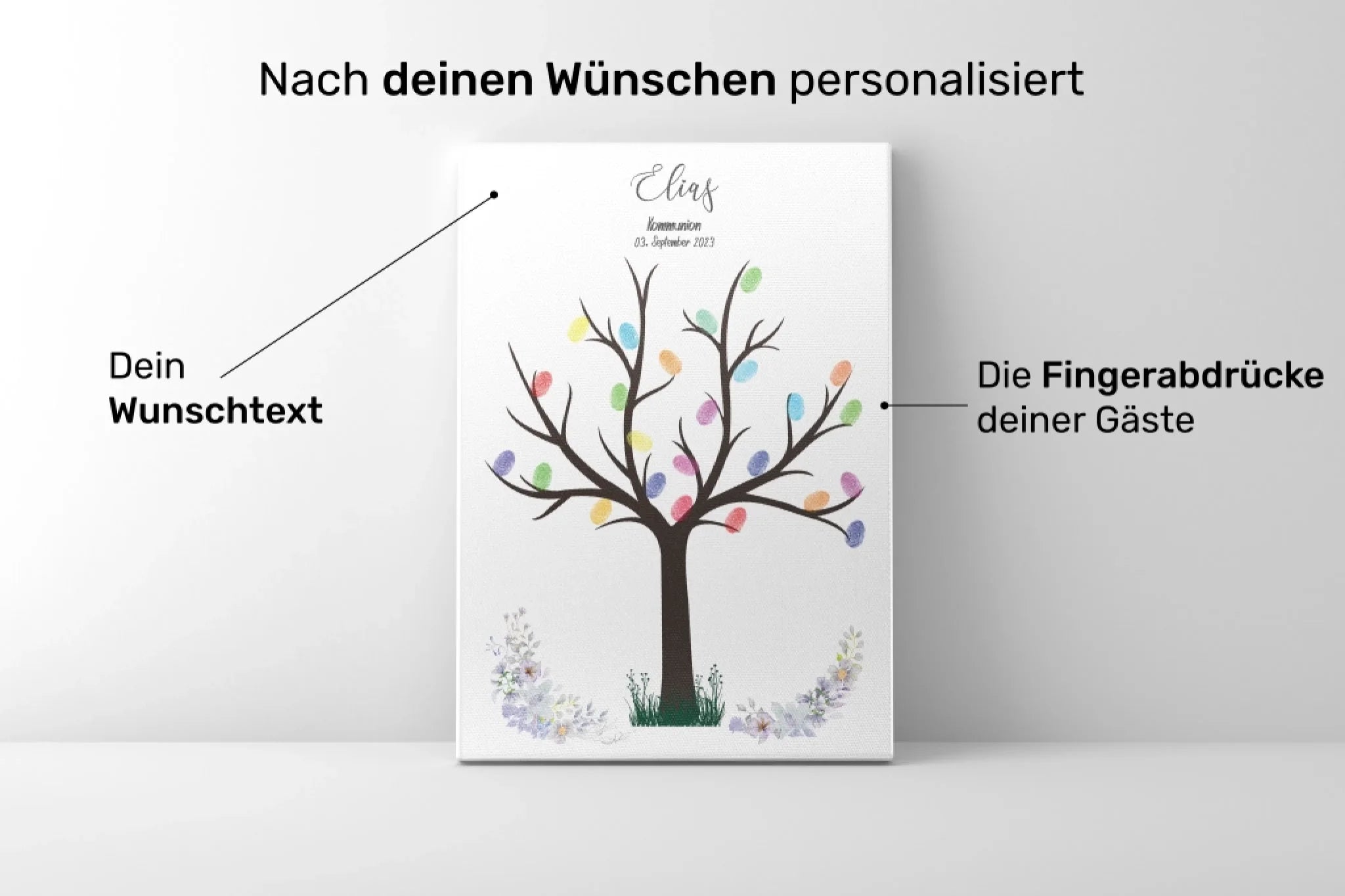 Produkt Kommunion Baum personalisiert