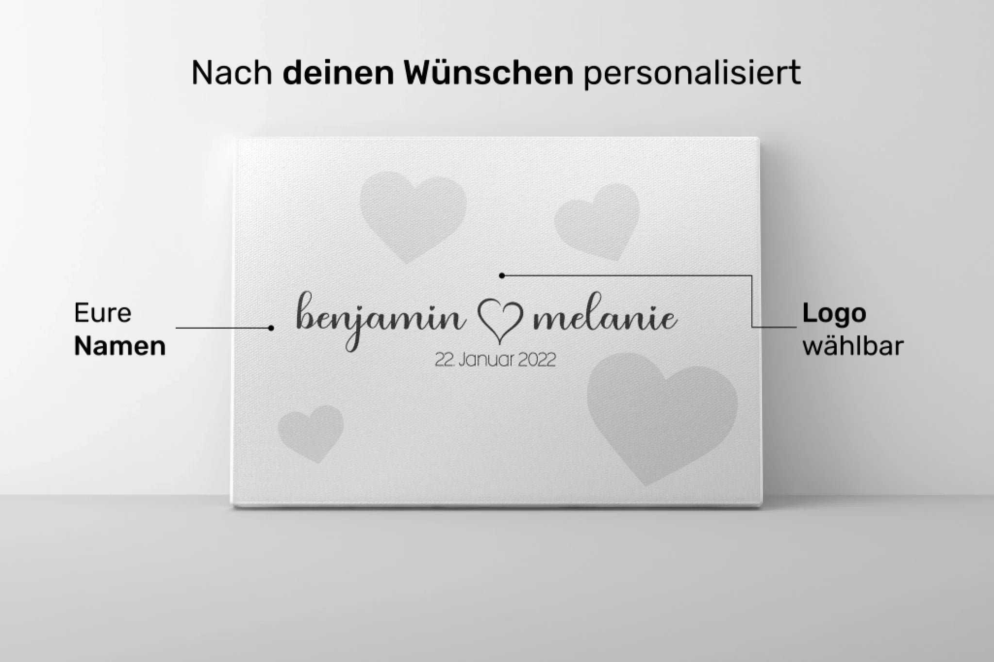 Produkt Hochzeit Personalisierbar