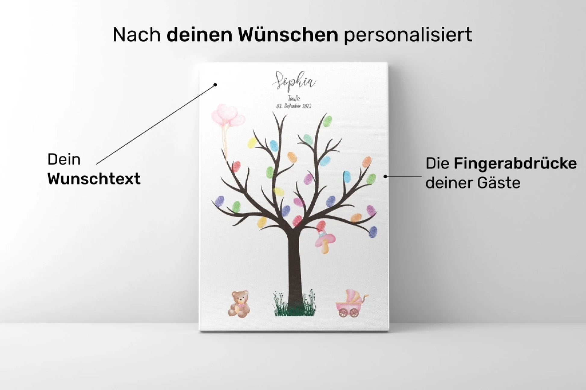 Produkt Taufe Baum personalisiert