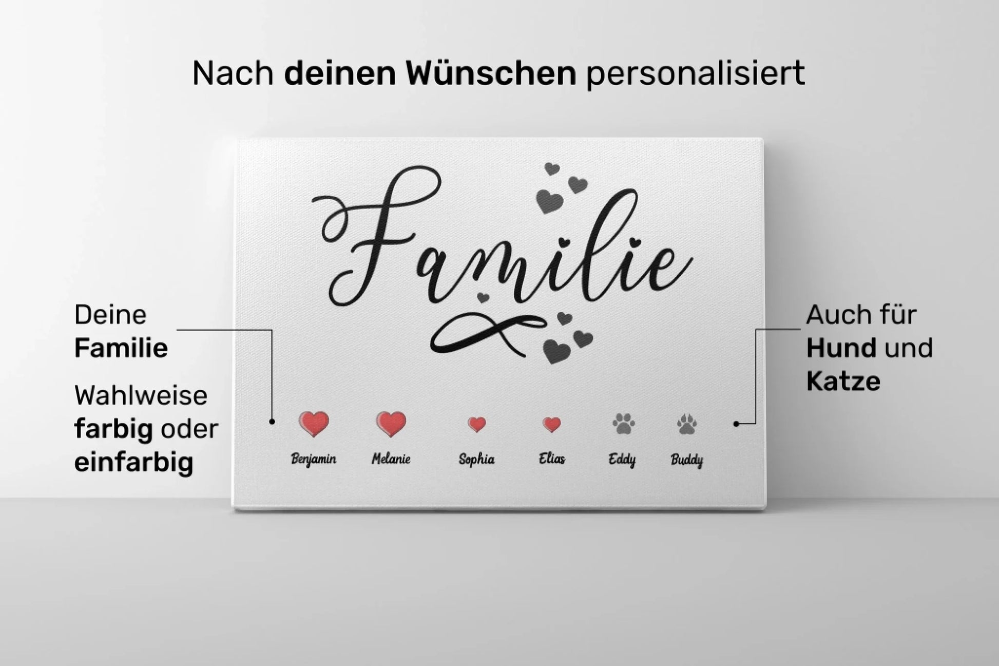 Produkt Family 001 personalisierbar