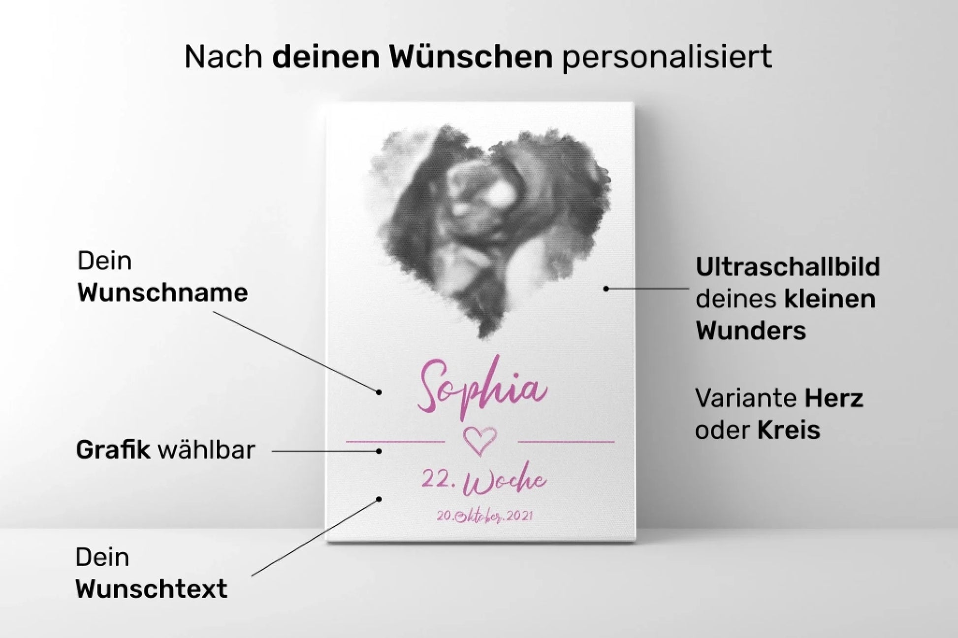 Produkt Ultraschall Herz 1x personalisiert