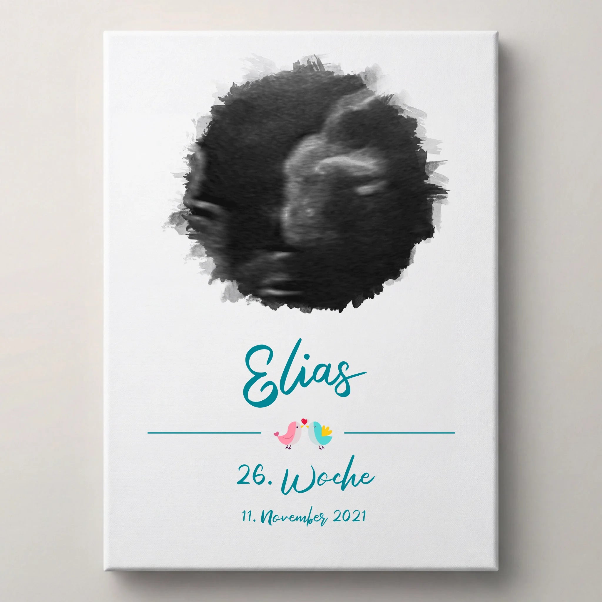 Ultraschallbild personalisiert für Junge oder Mädchen