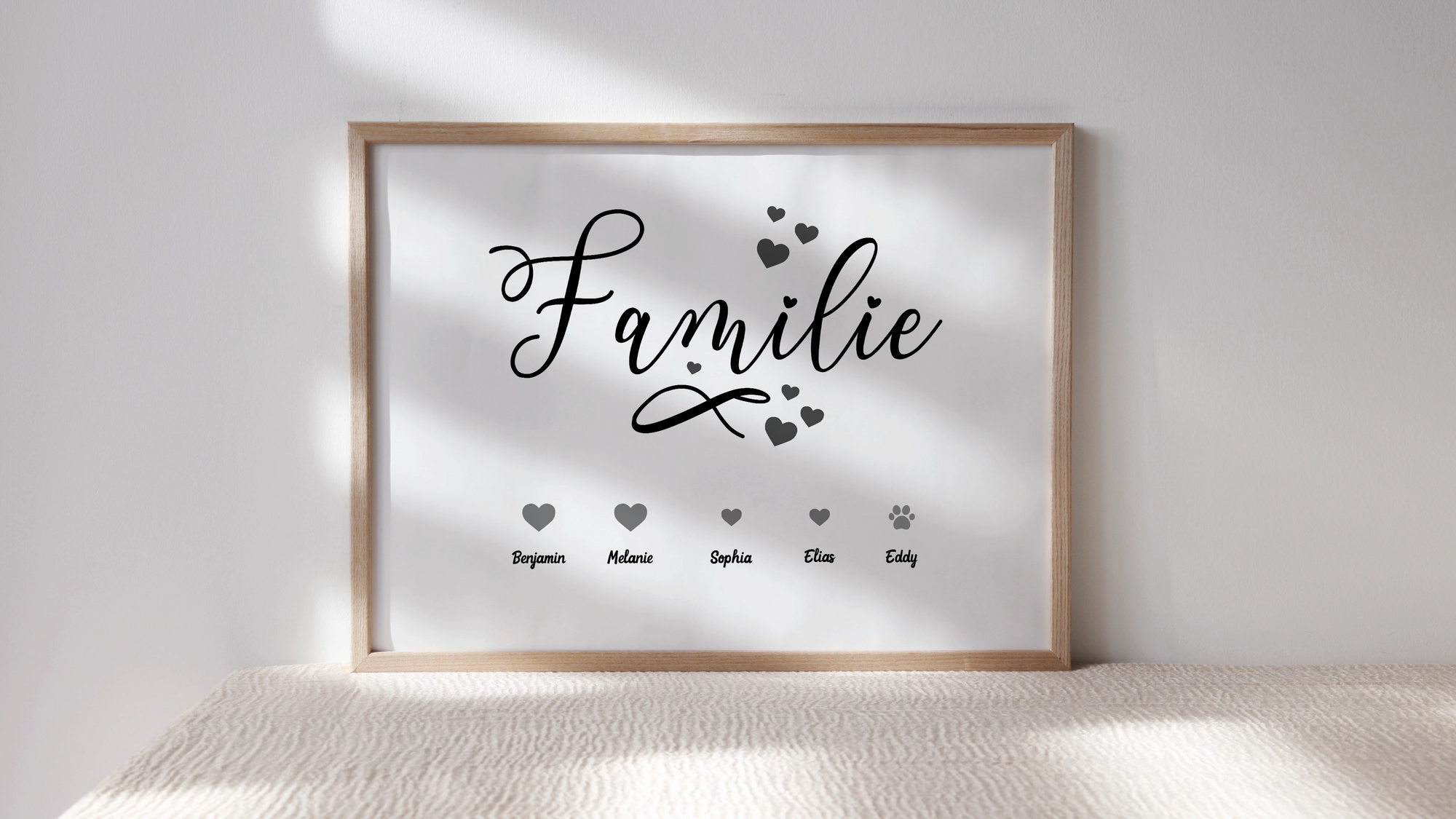 Deine Familie als individuelles Poster